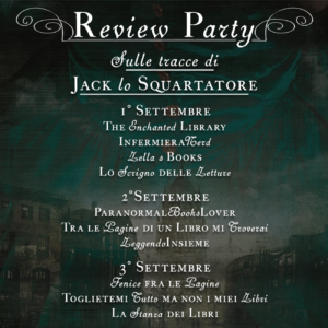 Calendario review party Sulle tracce di Jack lo Squartatore